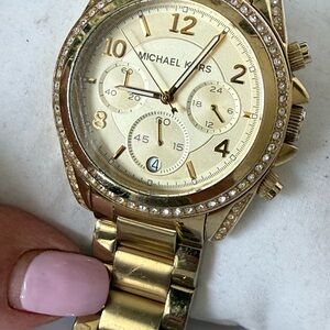 Gold Large Watch Michael Kors